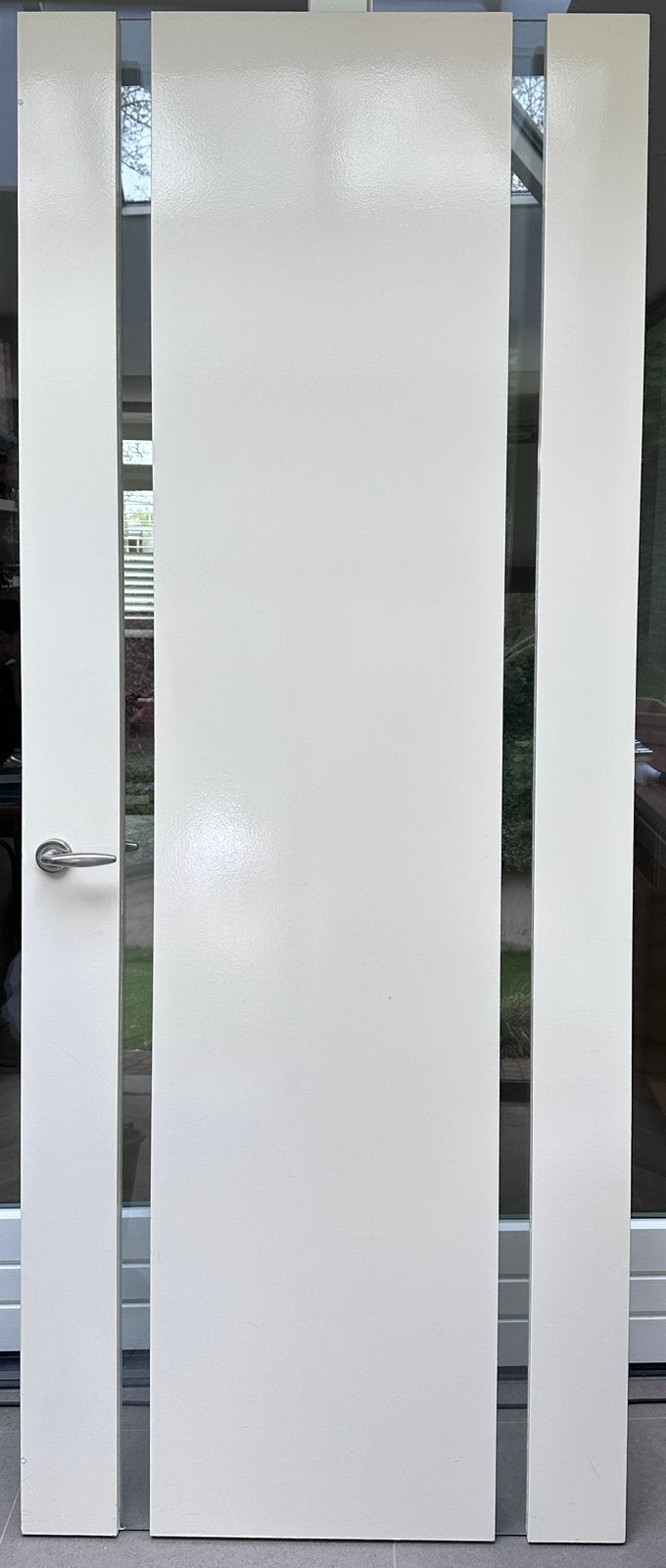 3 binnendeuren met glas GRATIS, Ophalen, Gebruikt, 80 tot 100 cm, 215 cm of meer