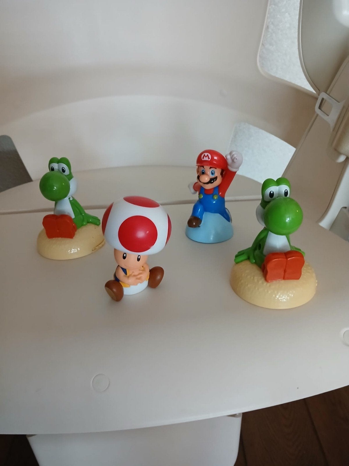 Mario Nintendo figuurtjes 4 stuks., Verzamelen, Ophalen of Verzenden, Zo goed als nieuw, Hardplasticfiguren