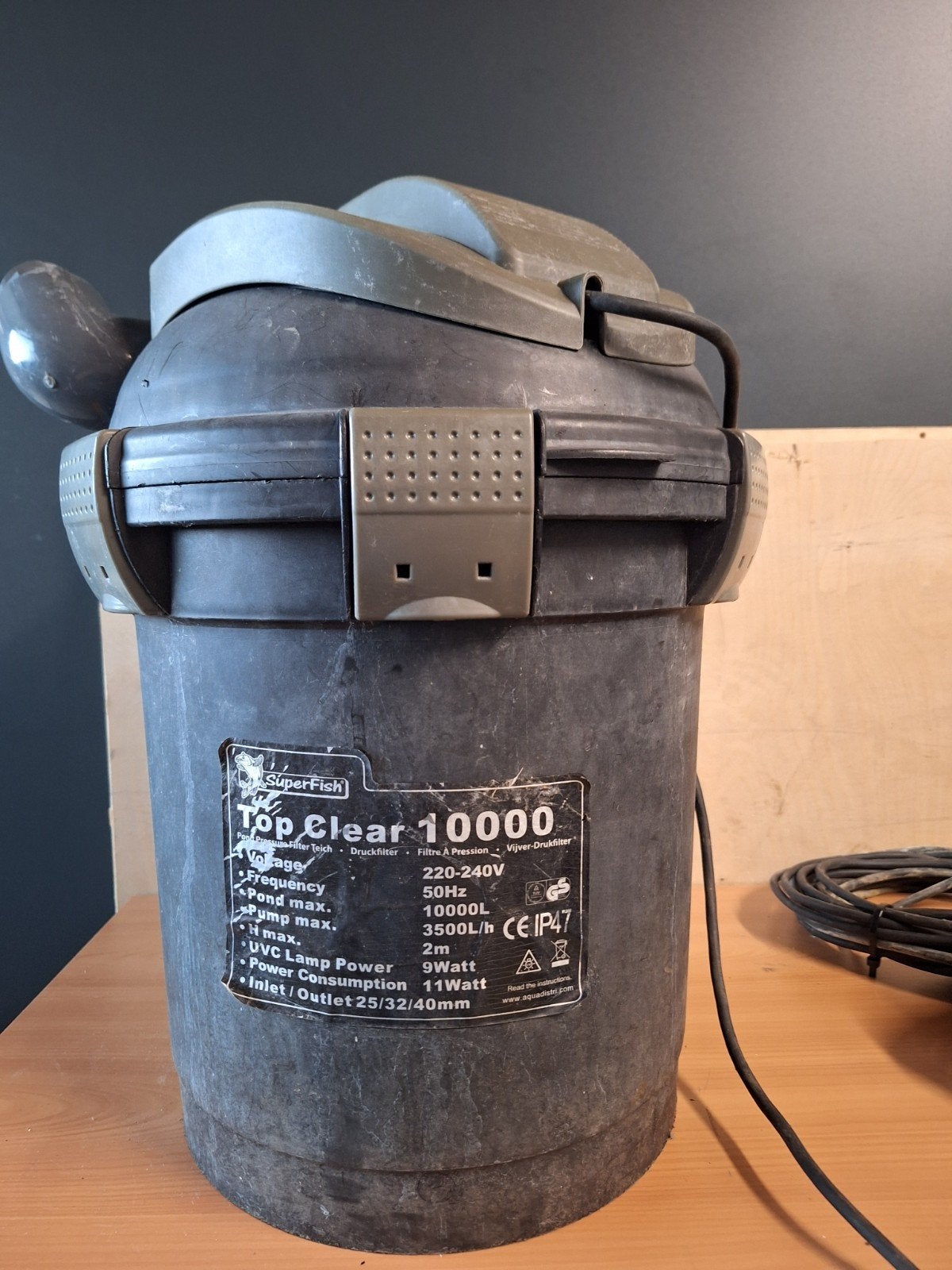 SuperFish TopClear 10000 vijverfilter met Pond-Flow Eco 3000, Tuin en Terras, Ophalen of Verzenden, Gebruikt