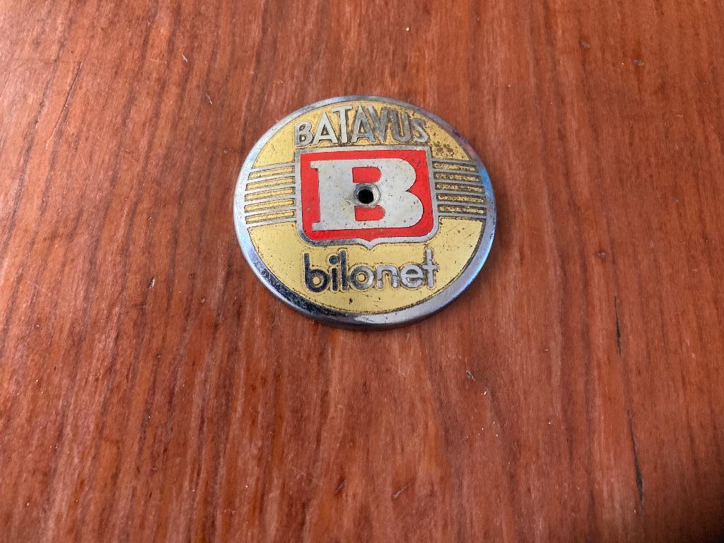 Batavus bilonet embleem, Fietsen en Brommers, Brommeronderdelen | Oldtimers, Ophalen of Verzenden, Gebruikt, Overige typen, Batavus