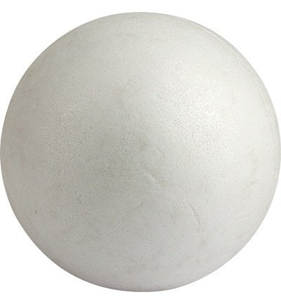 Styropor (piepschuim) bal Ø 12 cm, Hobby en Vrije tijd, Knutselen, Geschikt voor snijden, ., Overige thema's, Nieuw