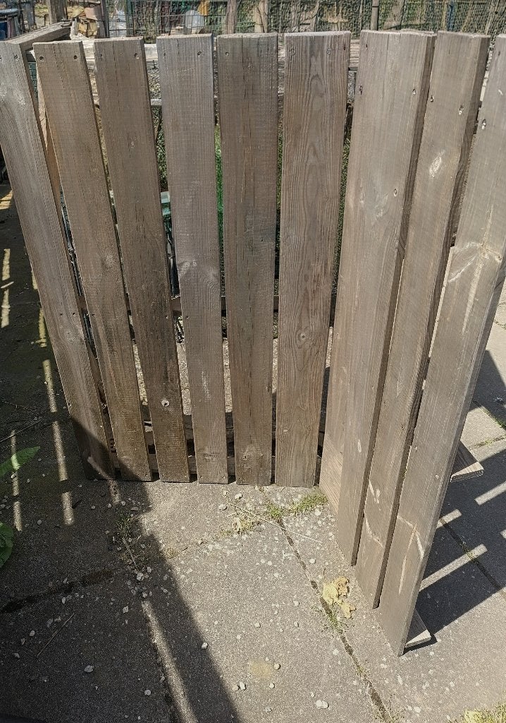 Pallet bank en kussen, Ophalen, Gebruikt, Hout