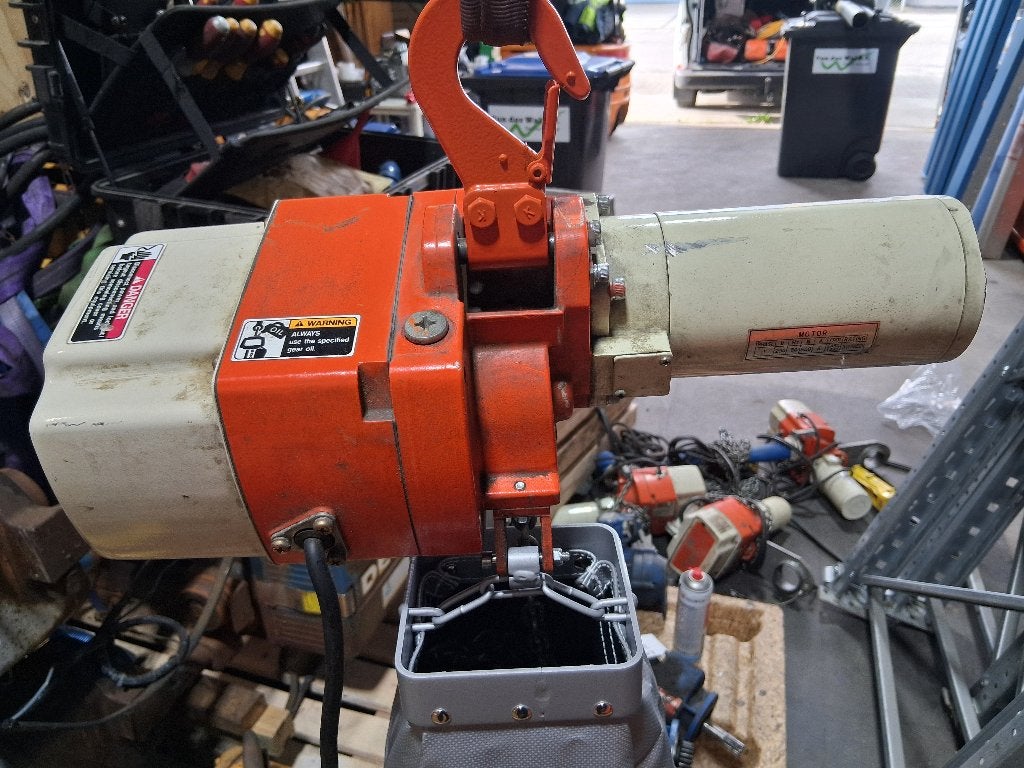 Kito ED kettingtakel 230 VAC, Ophalen of Verzenden, Gebruikt, Elektrisch