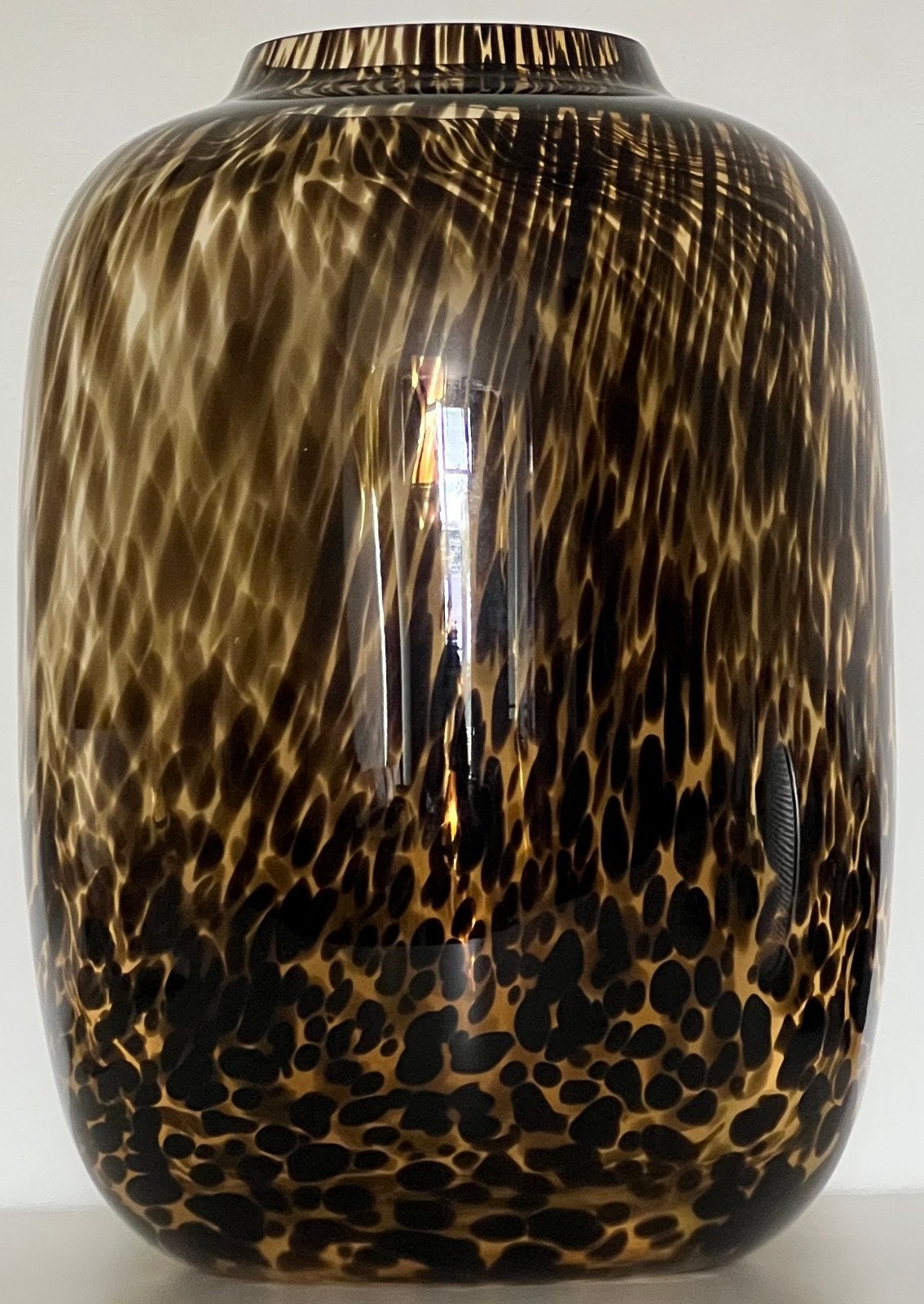 Vaas Cheetah, Huis en Inrichting, Woonaccessoires | Vazen, Ophalen, Nieuw, Glas