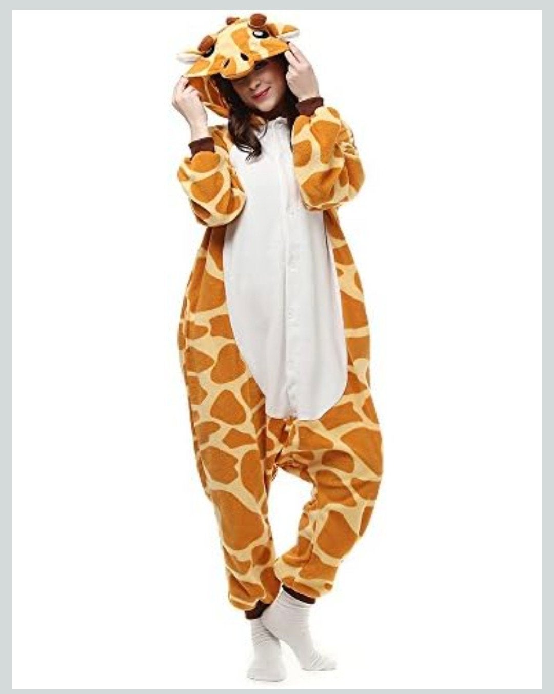 LABULA Dier Jumpsuit Onesie Volwassenen - Giraffe Patroon, Ophalen of Verzenden, Nieuw, Overige typen, LABULA