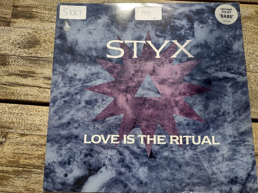 Maxi single - Styx - Love is the ritual, Ophalen of Verzenden, Zo goed als nieuw, Rock en Metal