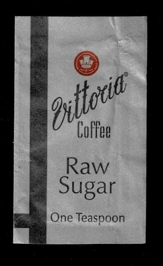suikerzakje 1205 Vittoria Coffee Raw Sugar, Ophalen of Verzenden, Buitenland