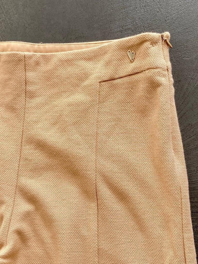 i307 Nieuw: Mos Mosh maat 42=L katoenen wijde broek beige, Kleding | Dames, MOS MOSH, Beige, Maat 42/44 (L), Nieuw