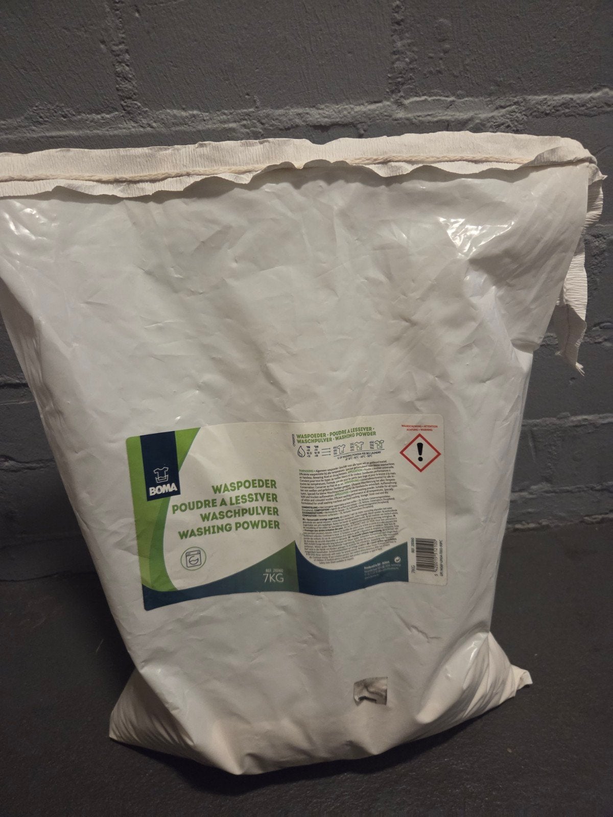 Waspoeder 7 kg, Ophalen