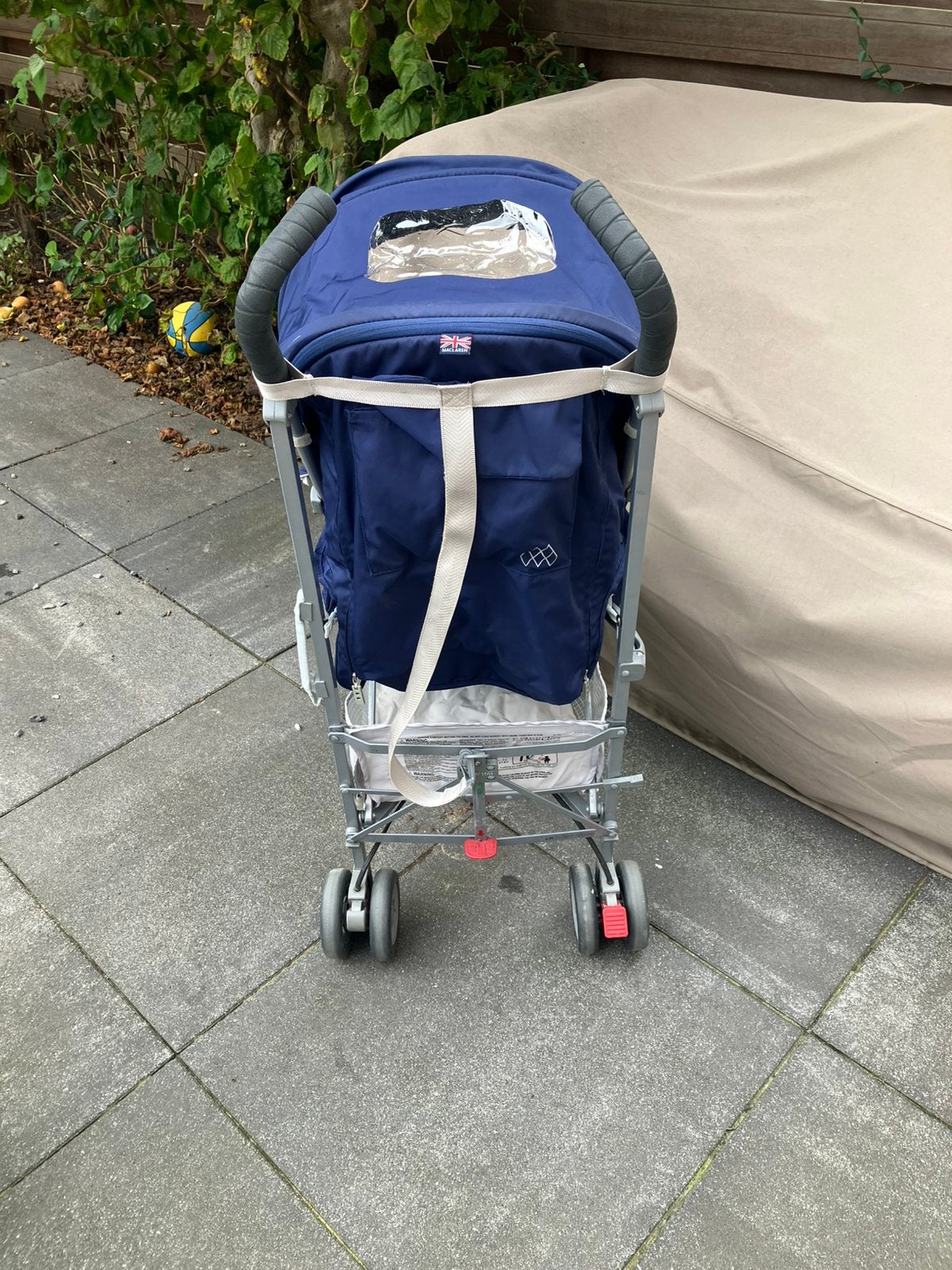 Buggy Maclaren Quest inclusief regenhoes en fietsstandaard, Kinderen en Baby's, Ophalen, Zo goed als nieuw, Maclaren, Regenhoes