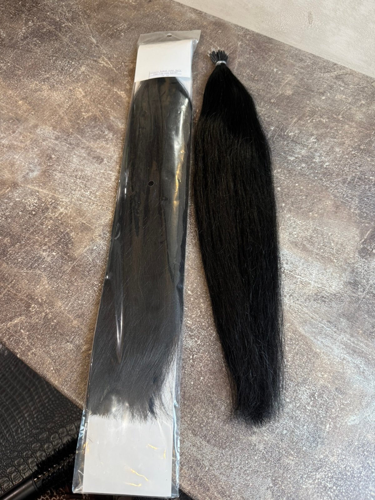 145 Nanoring hair-extensions 50 cm, Ophalen of Verzenden, Zo goed als nieuw, Pruik of Haarverlenging