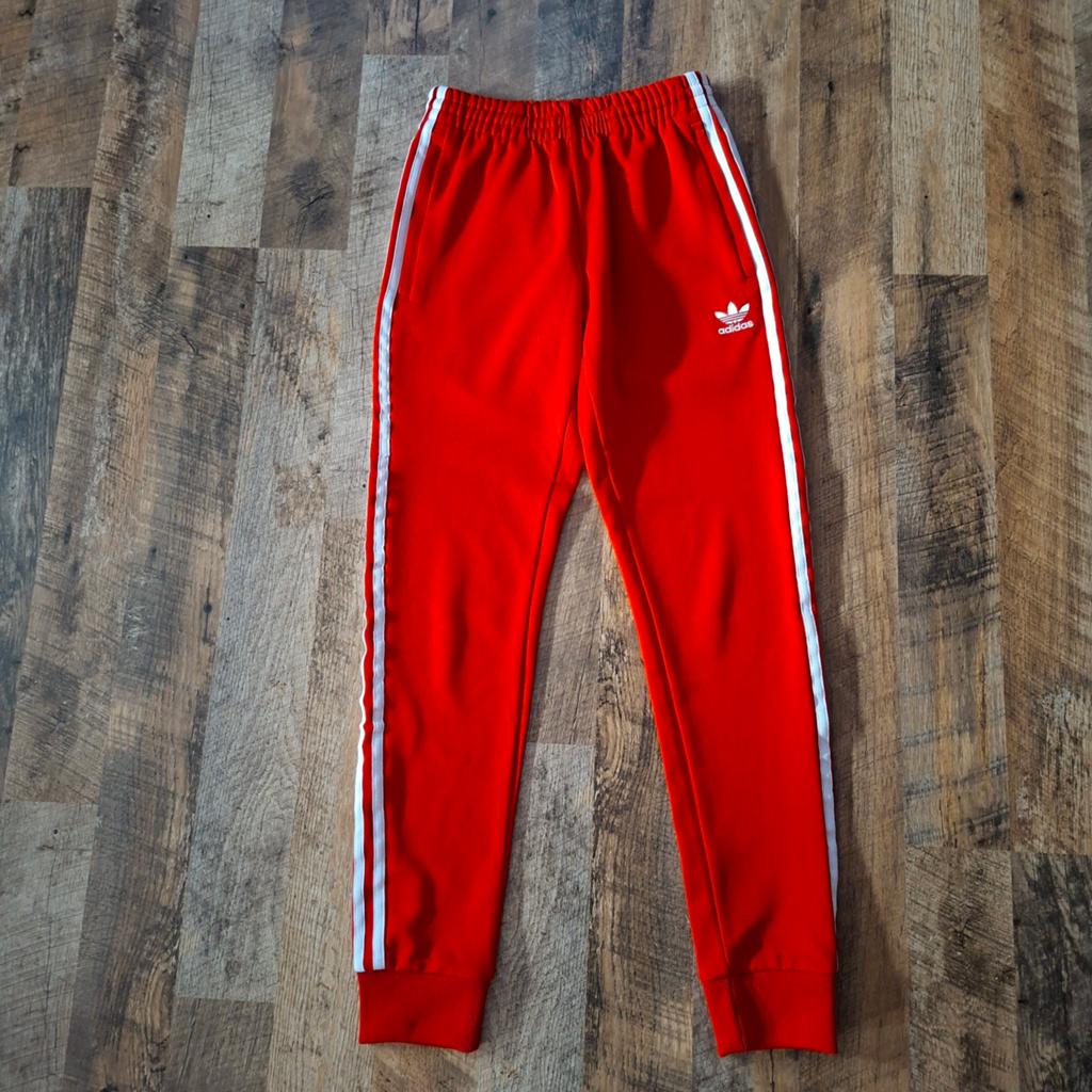 Adidas broek rood XS, Overige typen, Ophalen of Verzenden, Zo goed als nieuw, Maat 34 (XS) of kleiner