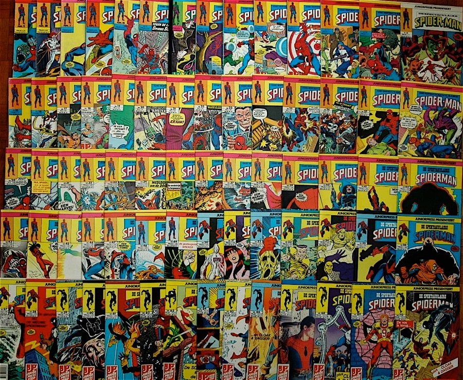 De Spectaculaire Spider-Man, bijna complete NL serie., Complete serie of reeks, Ophalen, Gelezen, Europa