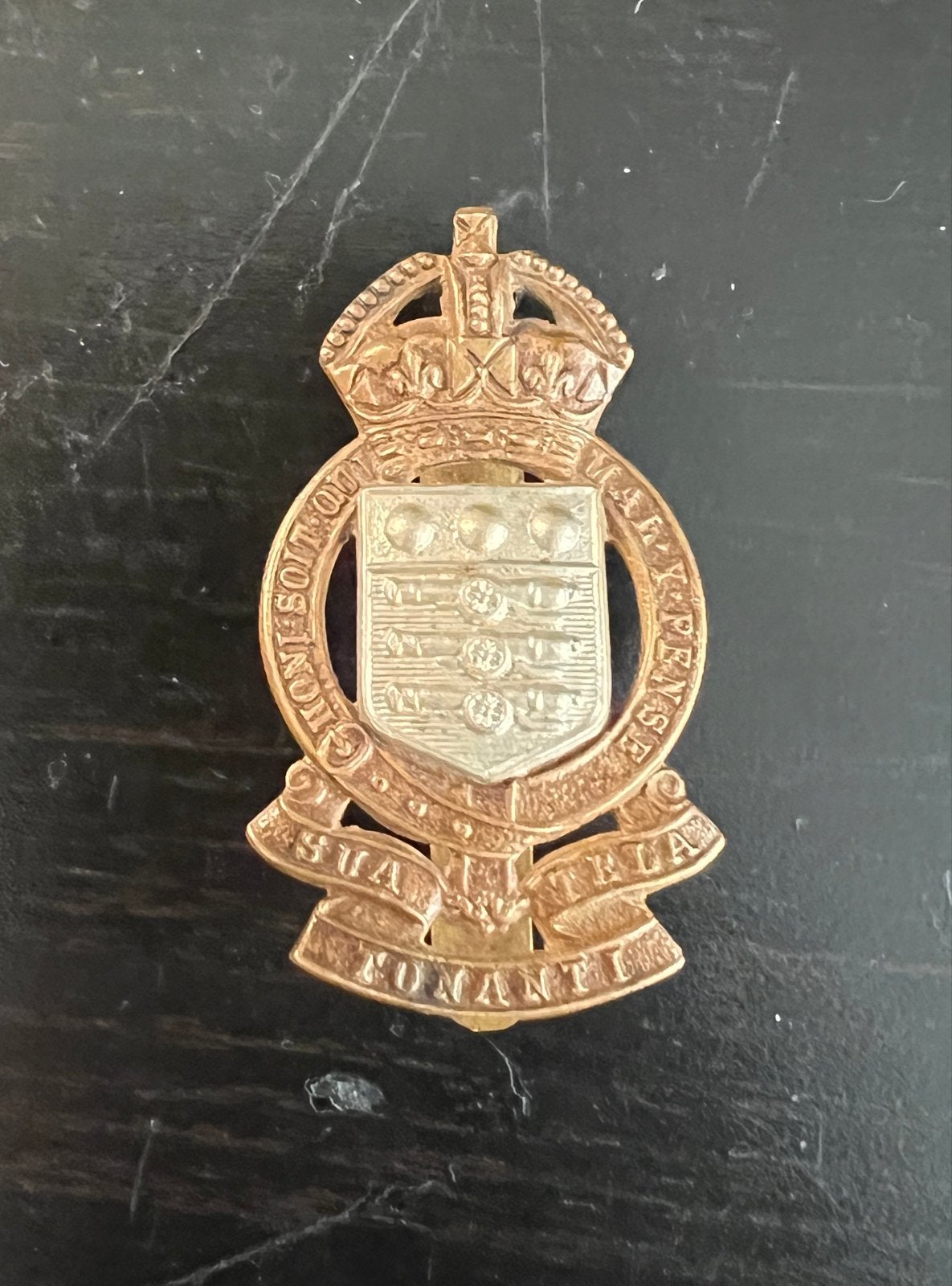 Cap badge Royal Army Ordnance Corps Brits, Verzenden, Landmacht, Engeland, Embleem of Badge
