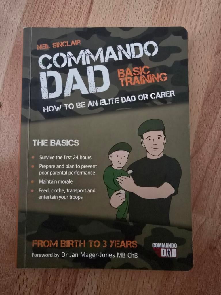 Commando Dad: Basic Training - Handboek voor stoere papa's, Ophalen of Verzenden, Zwangerschap en Bevalling