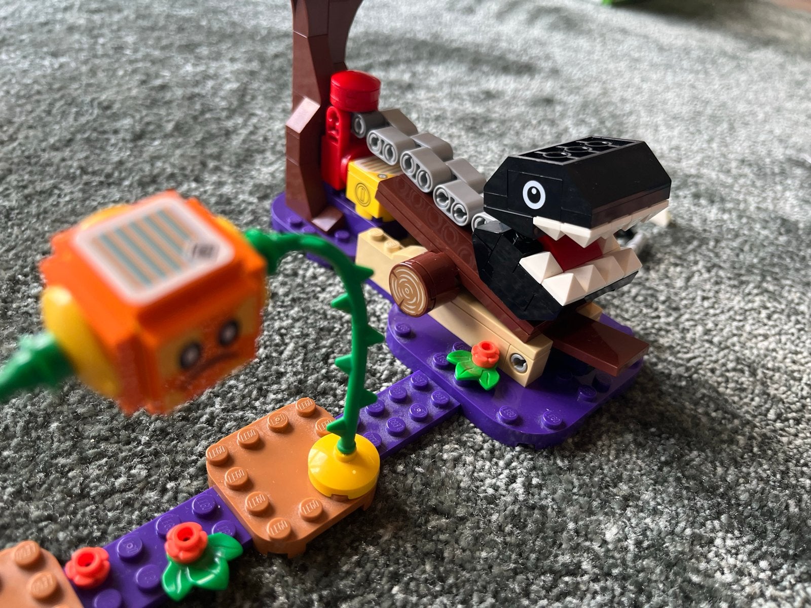 LEGO Super Mario Chain Chomp Jungle Uitbreidingsset 71381, Ophalen of Verzenden, Zo goed als nieuw, Overige merken