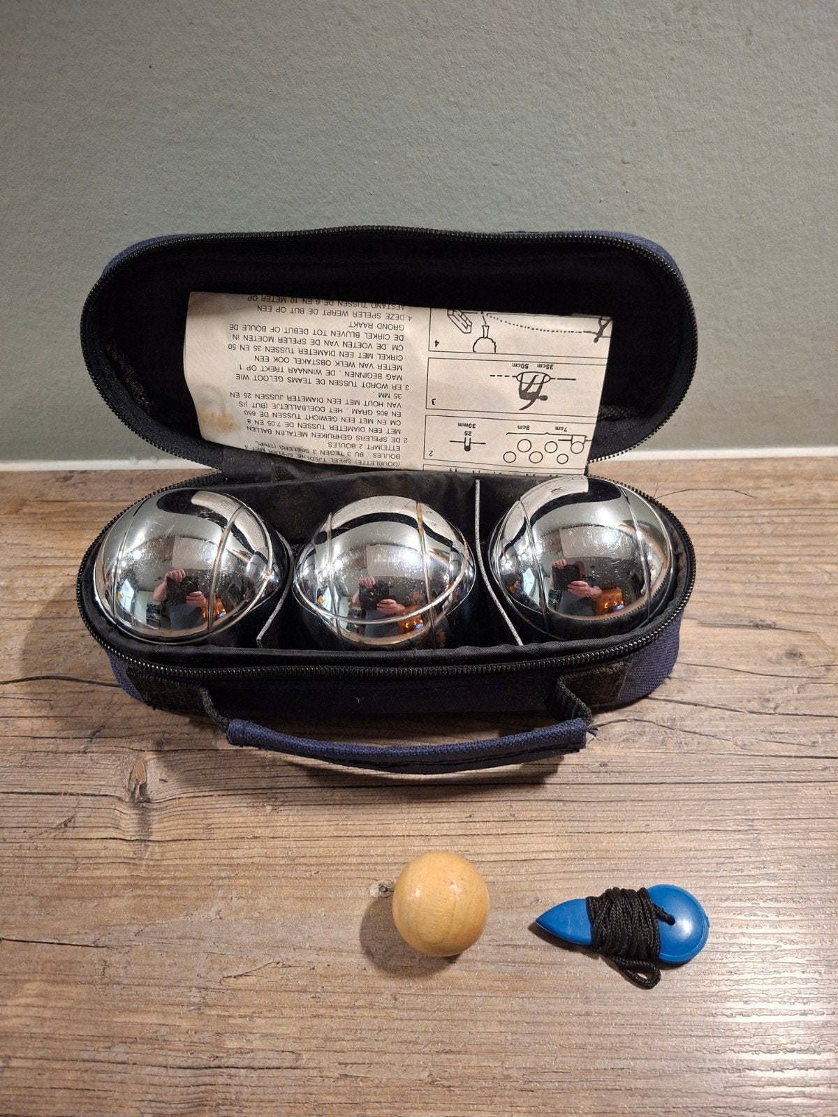 Jeu de boules ballen, Ophalen of Verzenden, Zo goed als nieuw