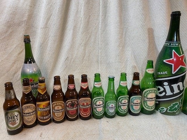 Heineken bier, Verzamelen, Ophalen of Verzenden, Gebruikt, Flesje(s), Heineken