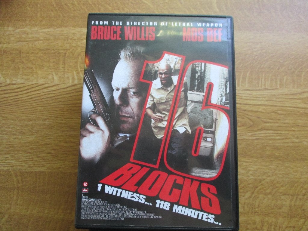 bruce willis-mos def: 16 blocks (9), Alle leeftijden, Ophalen of Verzenden, Zo goed als nieuw