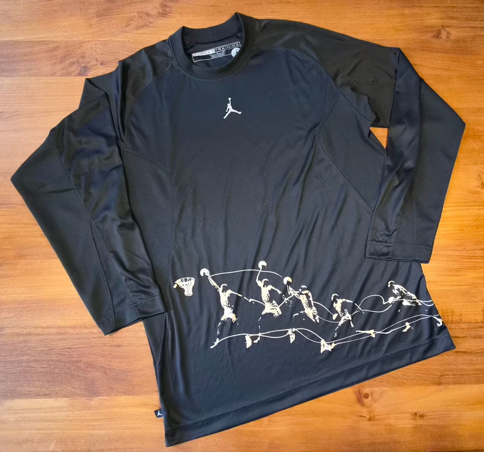 Michael Jordan Training Shirt XL - Nieuw en Ongedragen, Maat 52/54 (L), Verzenden, Zwart, Nieuw