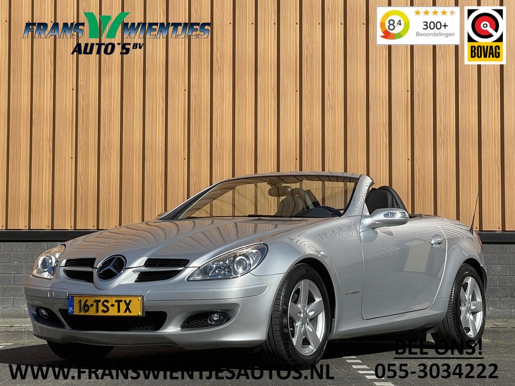 Mercedes-Benz SLK 200 K. | Cabrio | Origineel Nederlands | U, Automaat, Achterwielaandrijving, Zwart, 4 cilinders