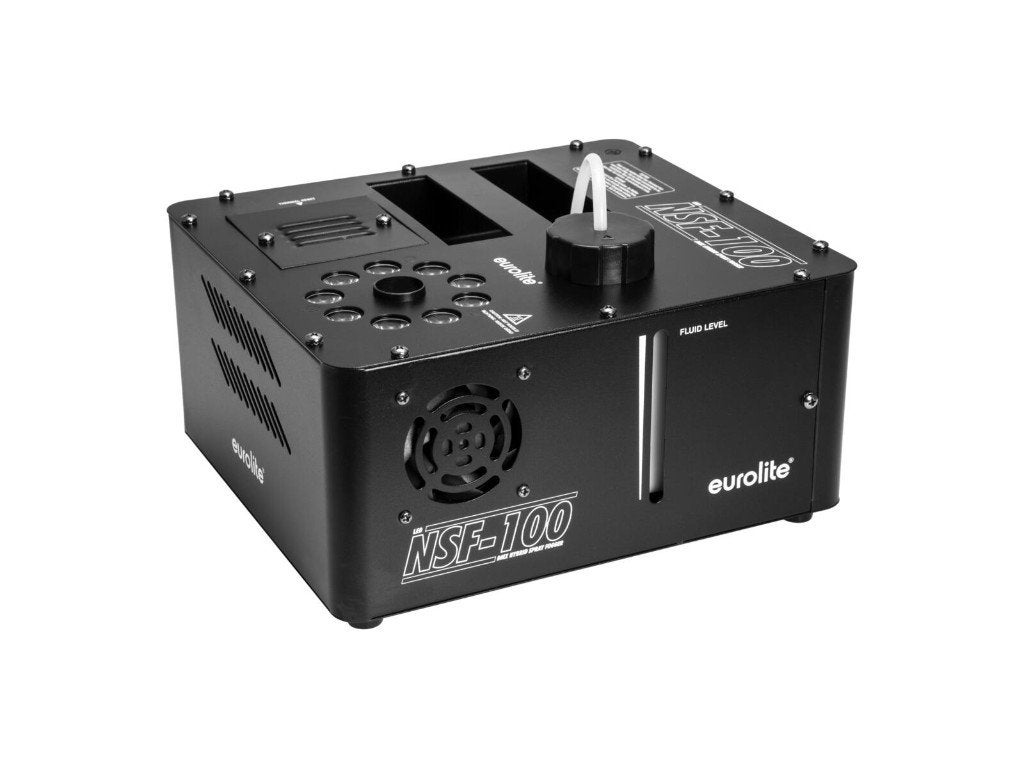 EUROLITE NSF-100 LED DMX Hybrid Spray Fogger, Geluidgestuurd, Nieuw, Ophalen of Verzenden, .