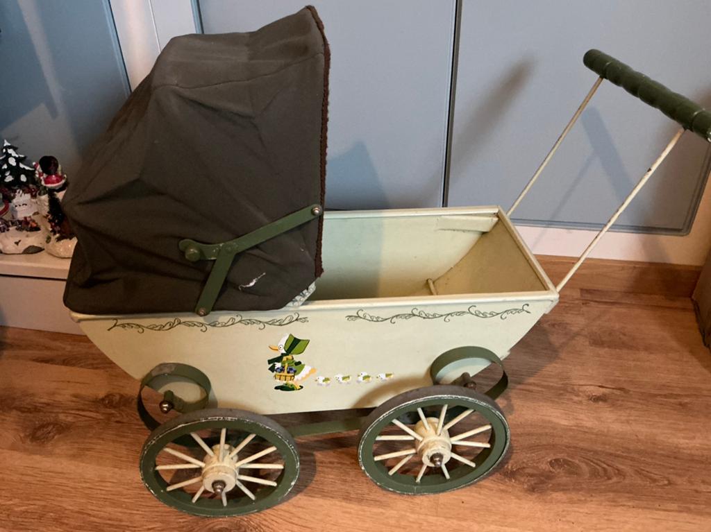 Oude poppen wagen, Antiek en Kunst, Ophalen