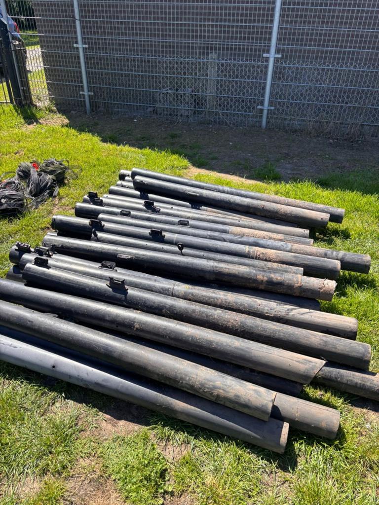 Gebruikte buizen voor afrastering, Ophalen of Verzenden, Gebruikt, IJzer, Overige typen