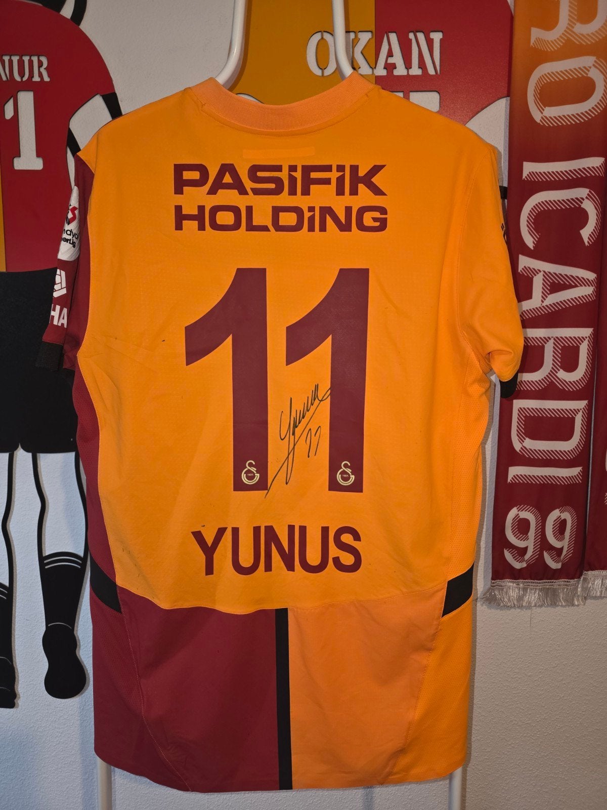 Galatasaray Yunus akgun Signed Matchworn, Ophalen of Verzenden, Zo goed als nieuw, Shirt