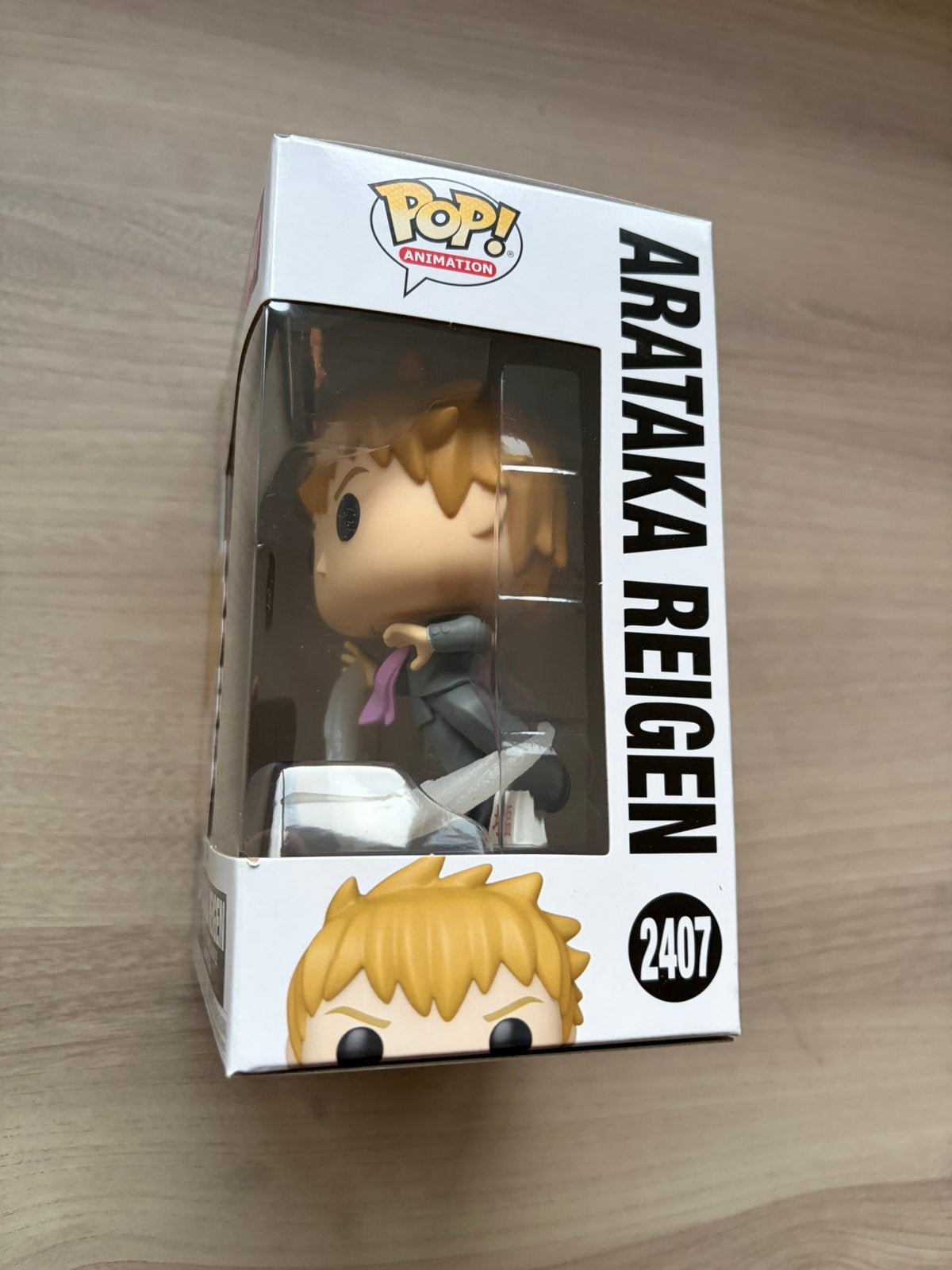 Funko Pop! Mob Psycho 100 #2407 – Arataka Reigen – figure, Funko Europe, Ophalen of Verzenden, Zo goed als nieuw, 4th floor, 1 Queen Caroline St, London W6 9YN, Verenigd Koninkrijk