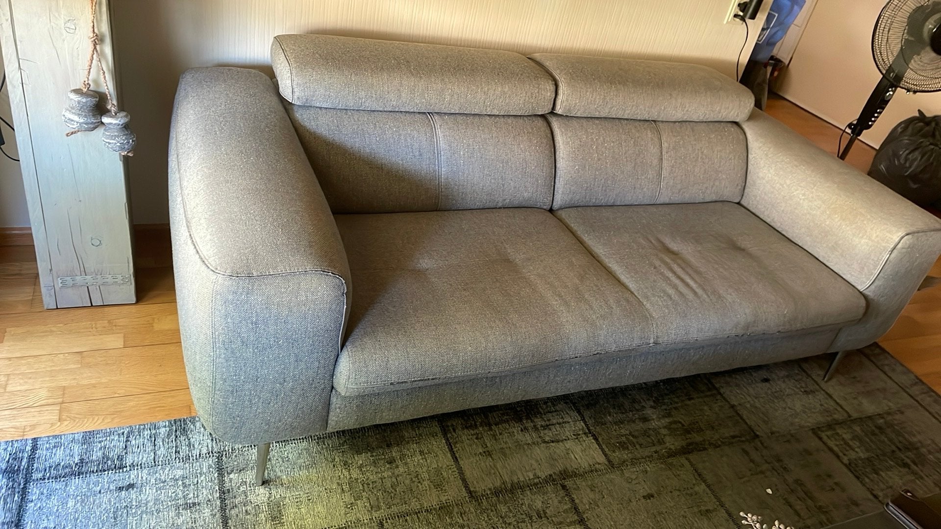 Stoffen bank GRATIS ophalen, Huis en Inrichting, Ophalen, Gebruikt, Driepersoons, 75 tot 100 cm