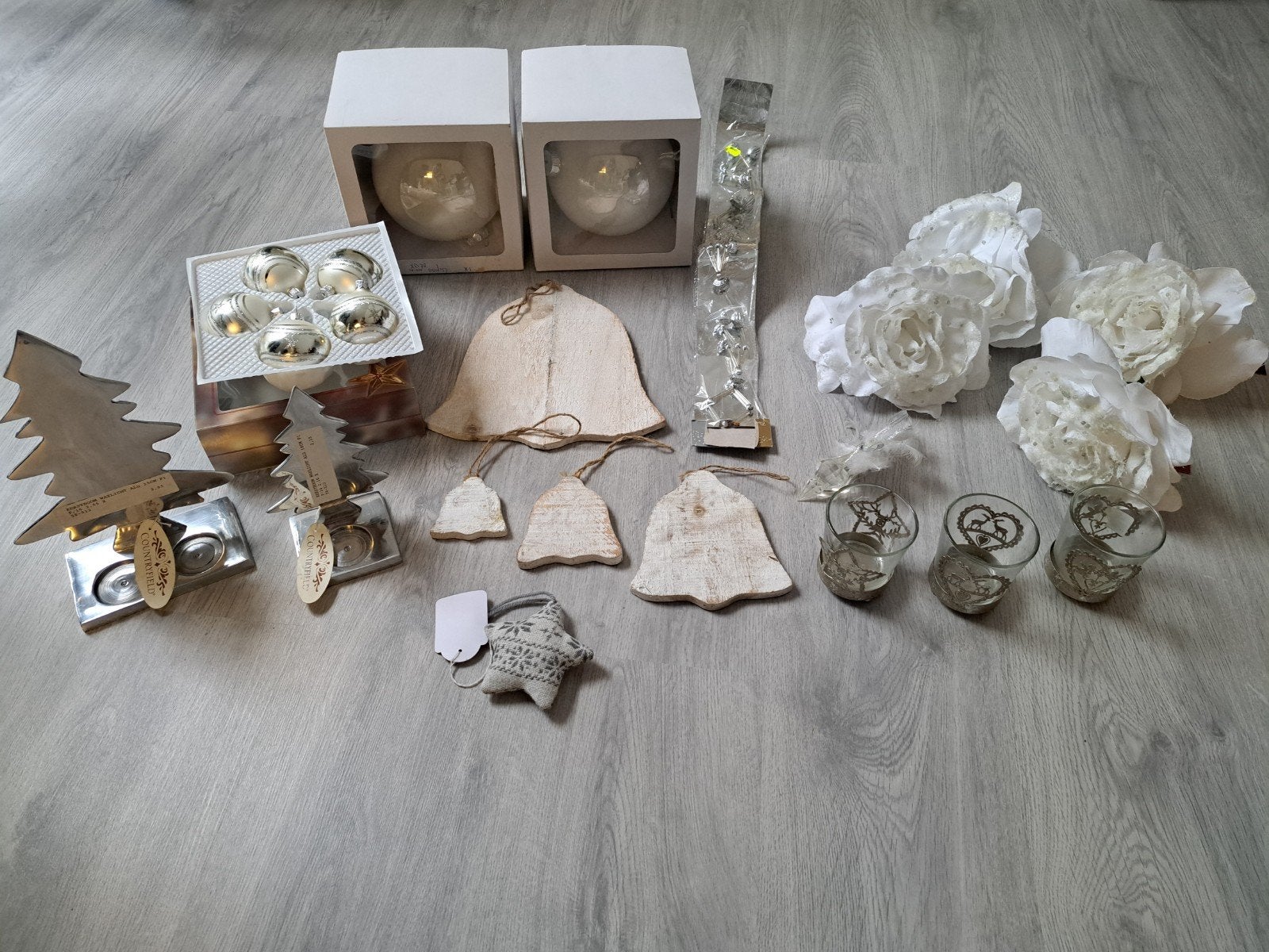 pakket partij countryfield kerstartikelen kerst assecoires, Ophalen of Verzenden
