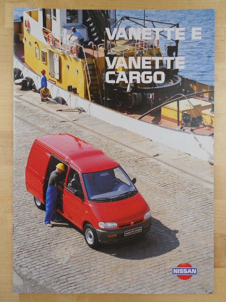 Nissan Vanette Brochure 1995, Ophalen of Verzenden, Zo goed als nieuw, Nissan, NISSAN