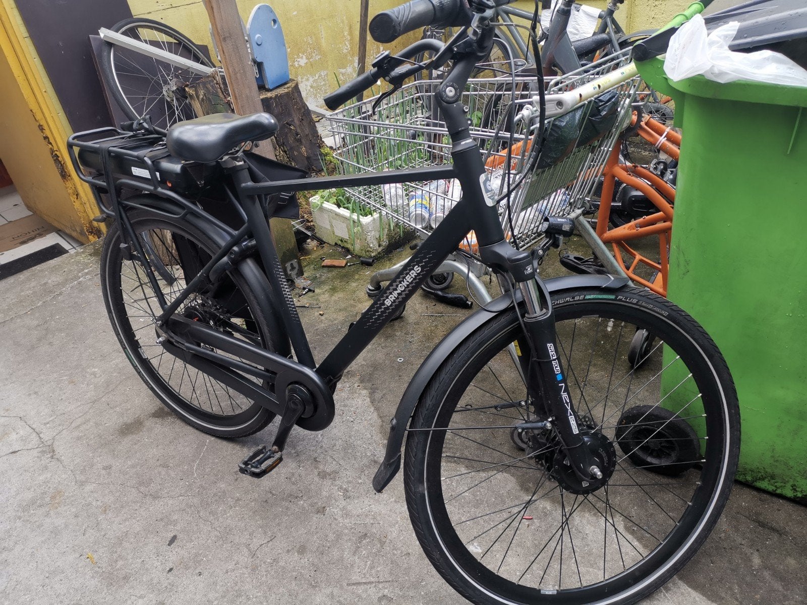 Brinckers elektrische fiets met Bafang motor en tassen, Fietsen en Brommers, Ophalen, Gebruikt, Brinckers, 51 tot 55 cm