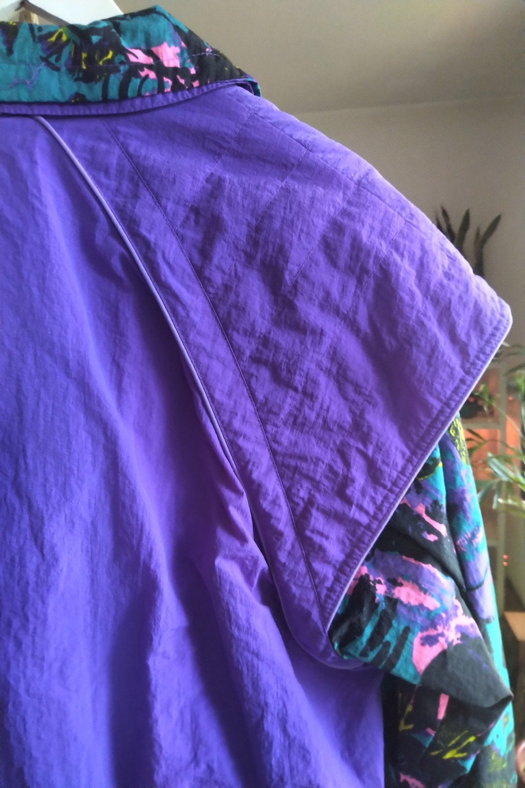 Vintage jacket jaren 80 maat S, Meerkleurig, Ophalen of Verzenden, Zo goed als nieuw, Jasje