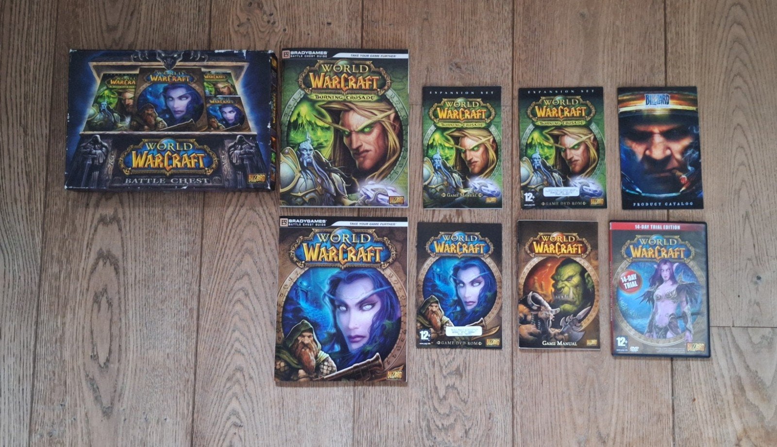 World of Warcraft Battle Chest & Guides - PC Games Collectie, Spelcomputers en Games, Games | Pc, Online, Gebruikt, Ophalen of Verzenden