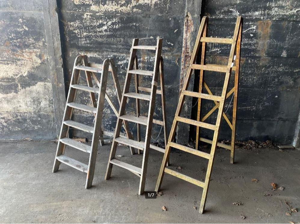 Oude houten Trapjes / Decoratief / Diverse Modellen, Antiek en Kunst, Ophalen of Verzenden