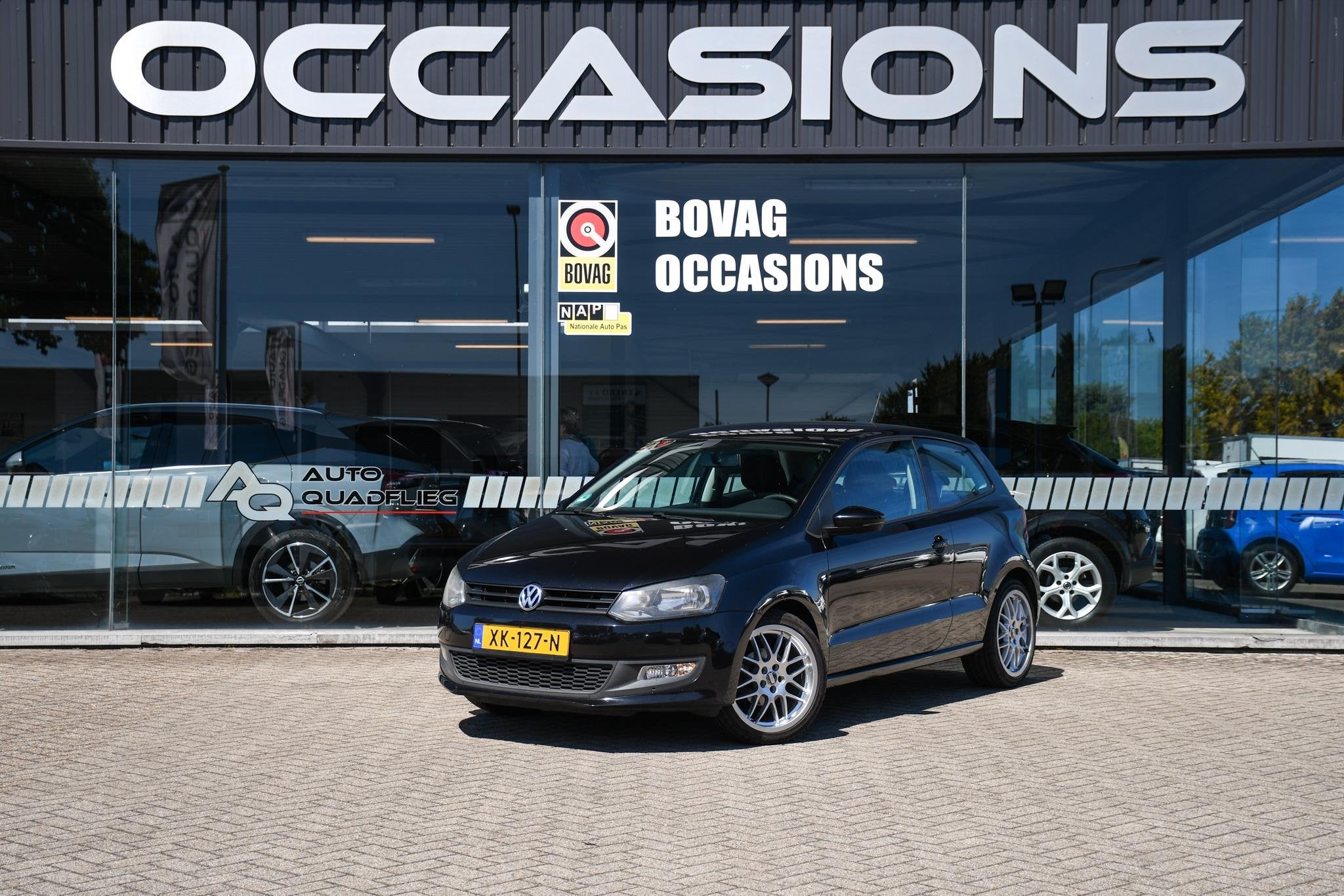 Volkswagen Polo 1.2-12V BlueMotion Trendline, Voorwielaandrijving, Euro 5, Zwart, 1198 cc