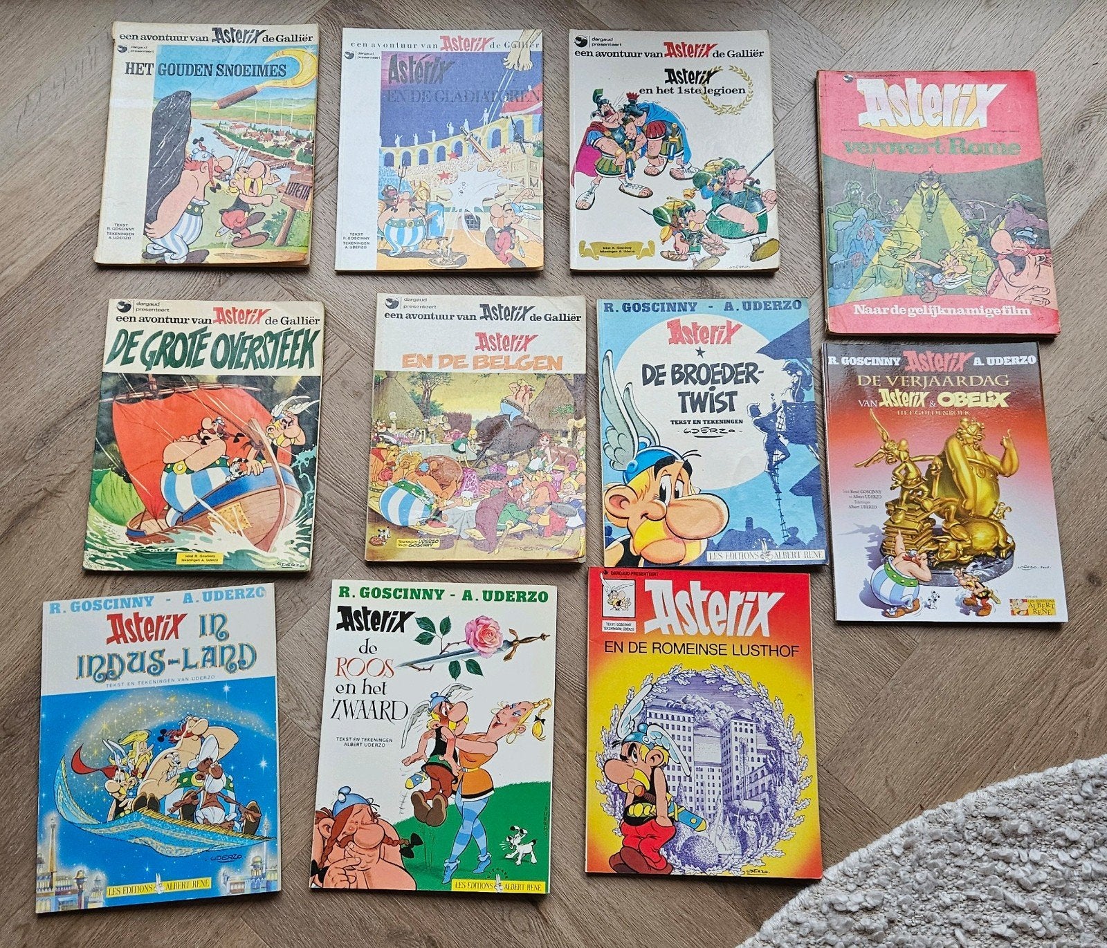 Asterix  11 albums jaren 70, 80 en 90, Meerdere stripboeken, Ophalen of Verzenden, Gelezen