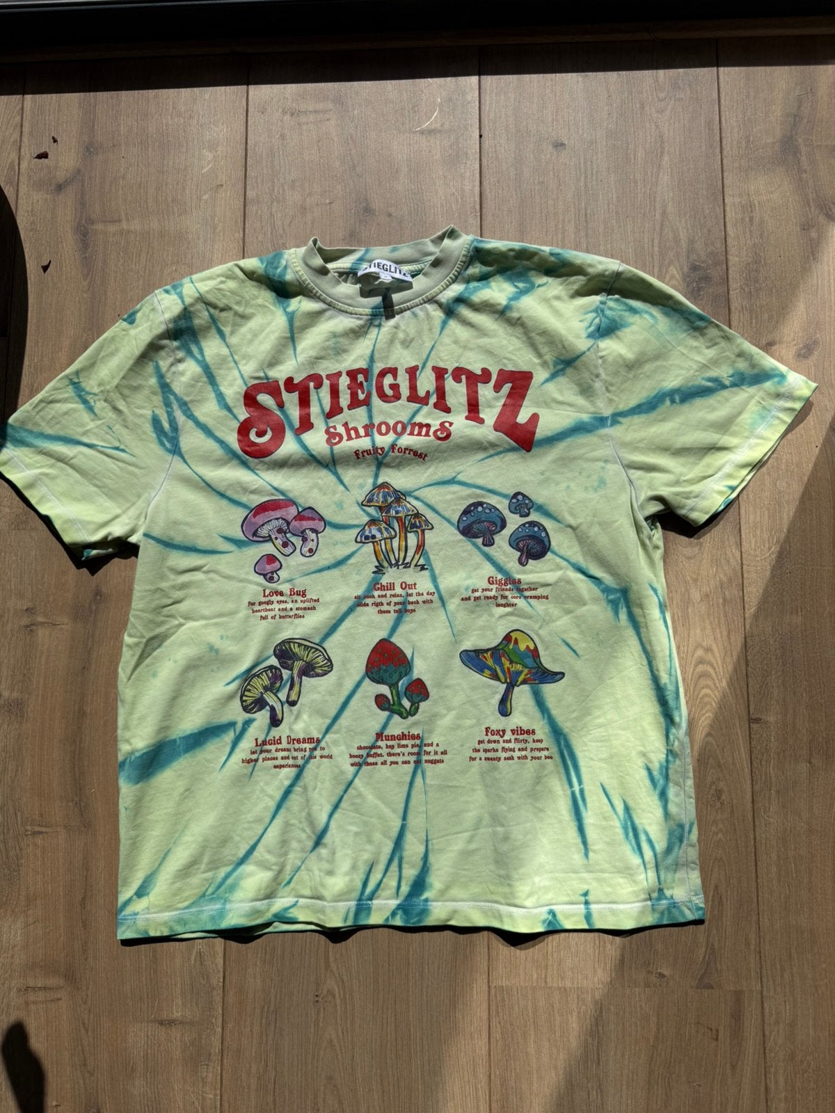 Stieglitz shrooms shirt, Ophalen of Verzenden, Korte mouw