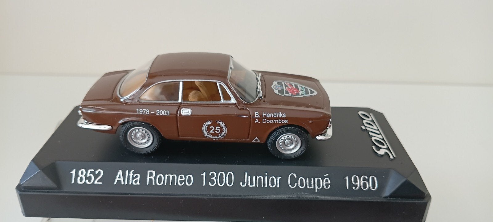 Alfa Romeo 1300 Junior Coupe 1960 Scarb., Ophalen of Verzenden, Nieuw, Auto, Solido