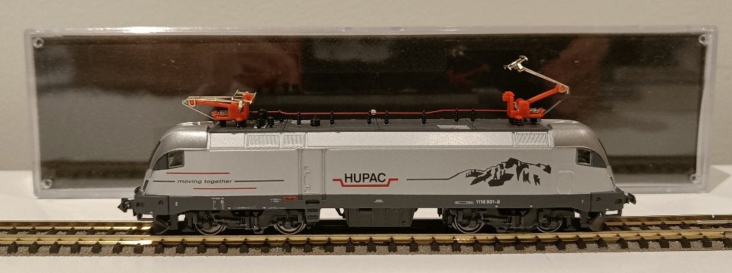 Hobbytrain 219672 Taurus Hupac, Hobby en Vrije tijd, Modeltreinen | N-Spoor, Overige merken, Ophalen of Verzenden, Zo goed als nieuw