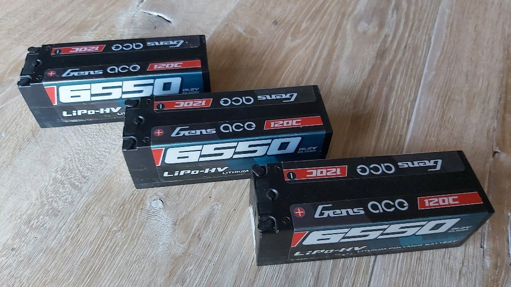 GensAce LiPo HV 4S 6550, Hobby en Vrije tijd, Modelbouw | Radiografisch | Auto's, Ophalen, Gebruikt, Overige schalen, Onderdeel