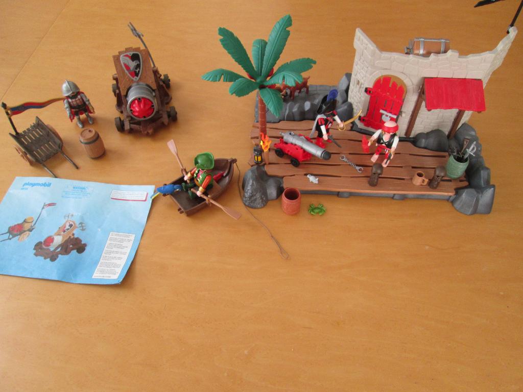 PLAYMOBIL Superset Piratenfort en Reuzenkanon, Ophalen of Verzenden, Gebruikt, Complete set