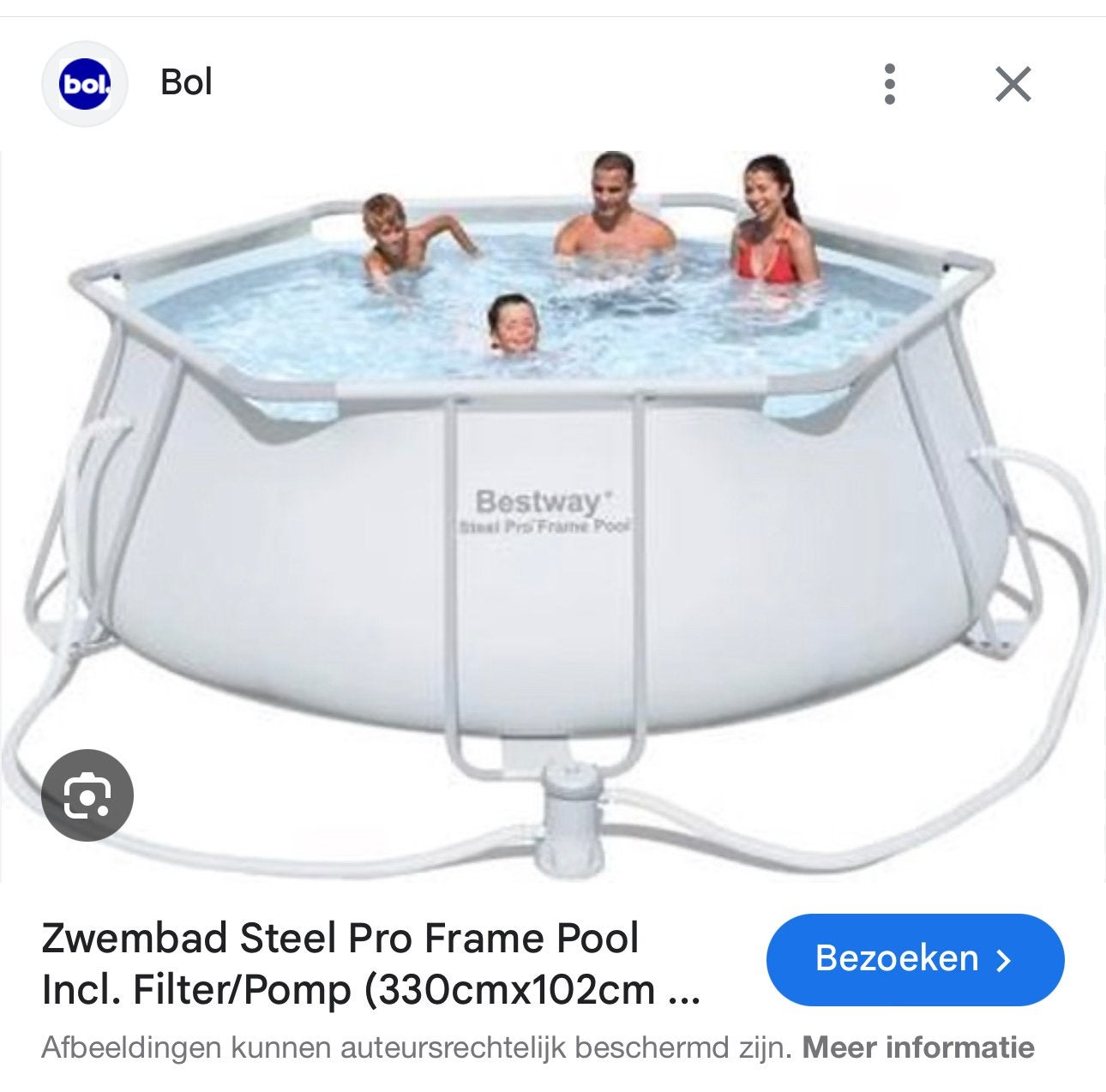 Bestway Hydrium zwembad met toebehoren, 80 tot 120 cm, Rond, 300 cm of meer, Ophalen of Verzenden