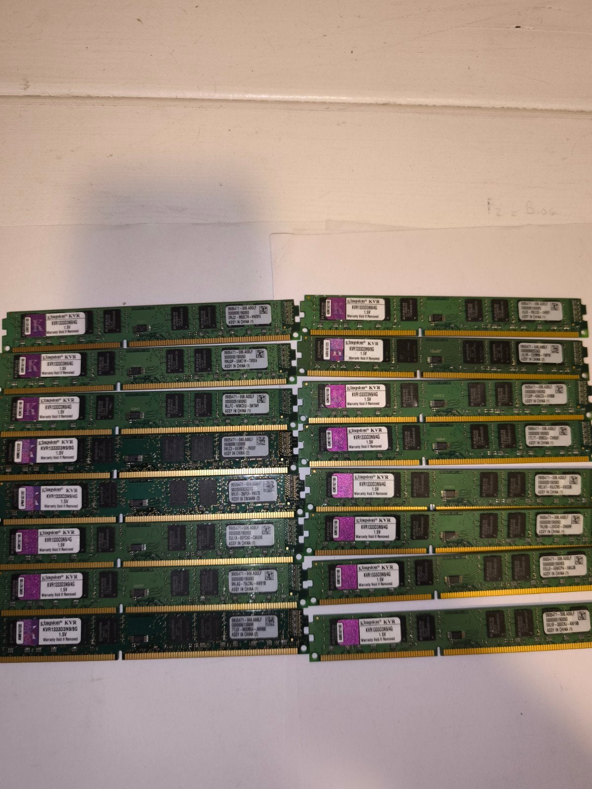 Kingston KVR DDR3 RAM 4GB Geheugenmodules, Gebruikt, Server, DDR3, Ophalen of Verzenden