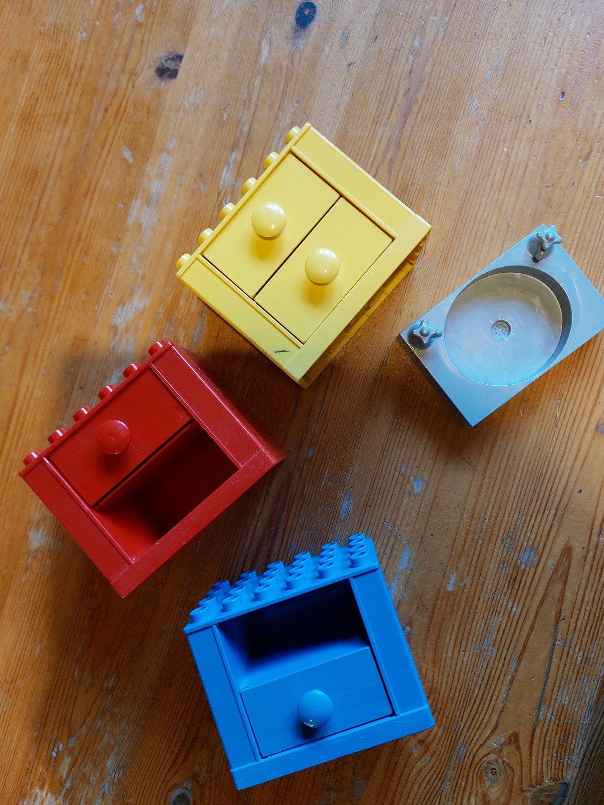 lego Duplo onderdelen van set 31371 - lade kast cabinet, Ophalen of Verzenden, Gebruikt, Losse stenen, Duplo