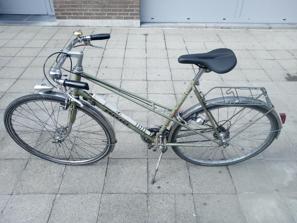 Vintage Peugeot fiets Frame van 57 cm, Gebruikt, Versnellingen, 56 cm of meer, Ophalen