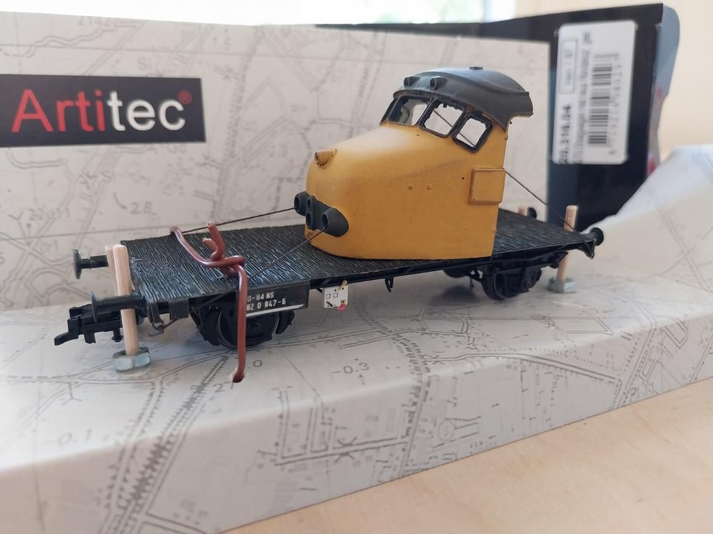 Artitec 20.316.04 NS 92 0 847-5 met buffer gelijmd, Hobby en Vrije tijd, Modeltreinen | H0, Gebruikt, Gelijkstroom of Wisselstroom