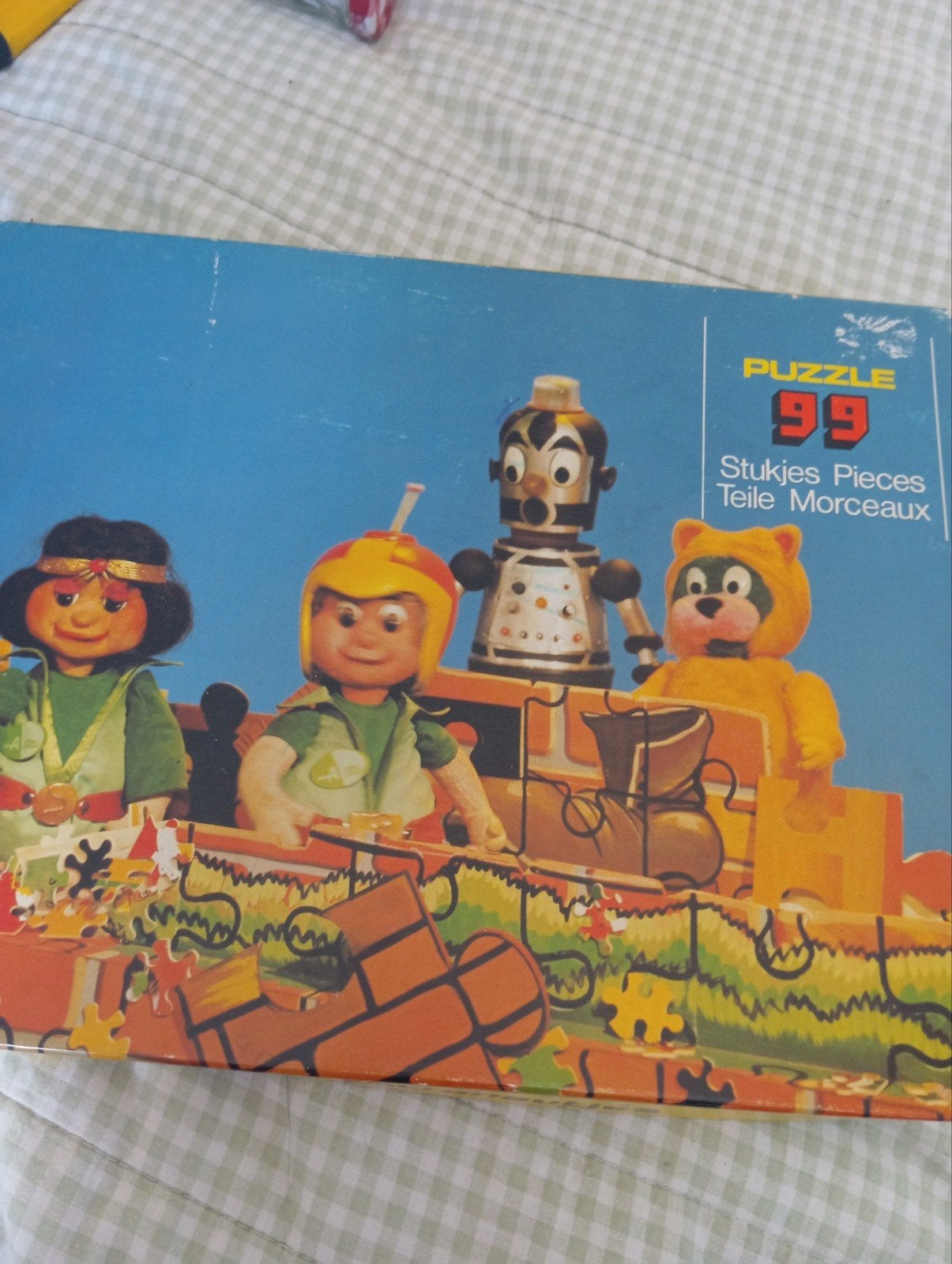 Vintage Wild Horse Puzzle 99 Stukjes - Jeugd Nostalgie, Ophalen of Verzenden, 10 tot 50 stukjes, Gebruikt, 6 jaar of ouder